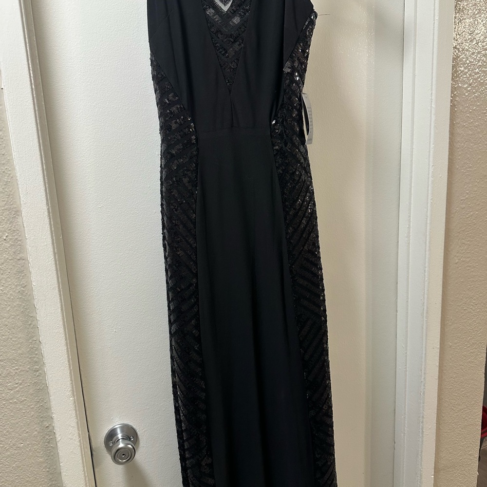 Nordstrom Black Sequin Maxi Dress